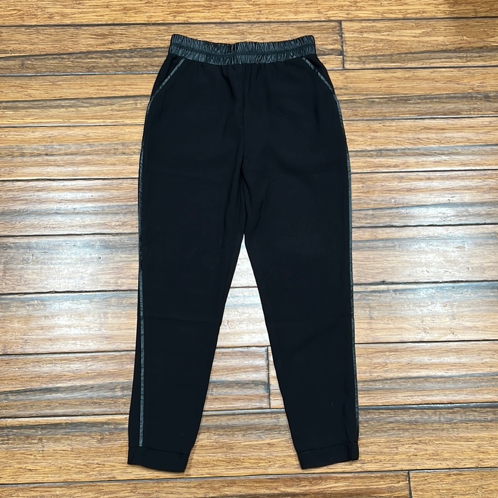 Black dress joggers